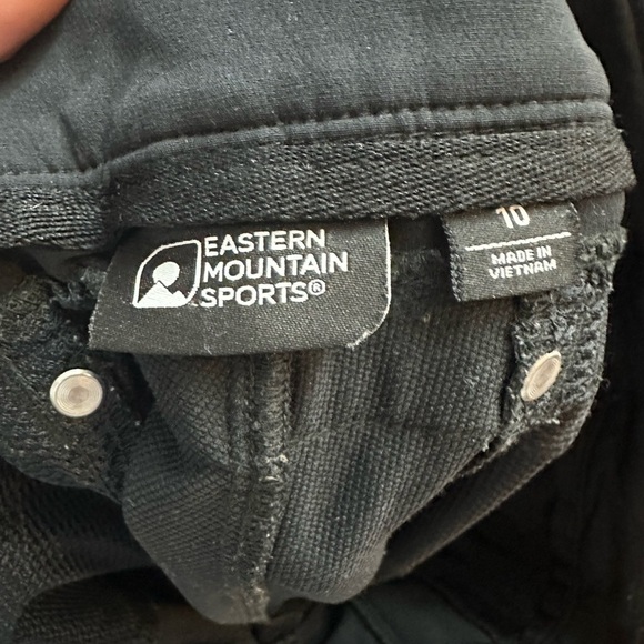 Eastern Mountain Sports Black water resistant pants size 10 - Picture 2 of 5